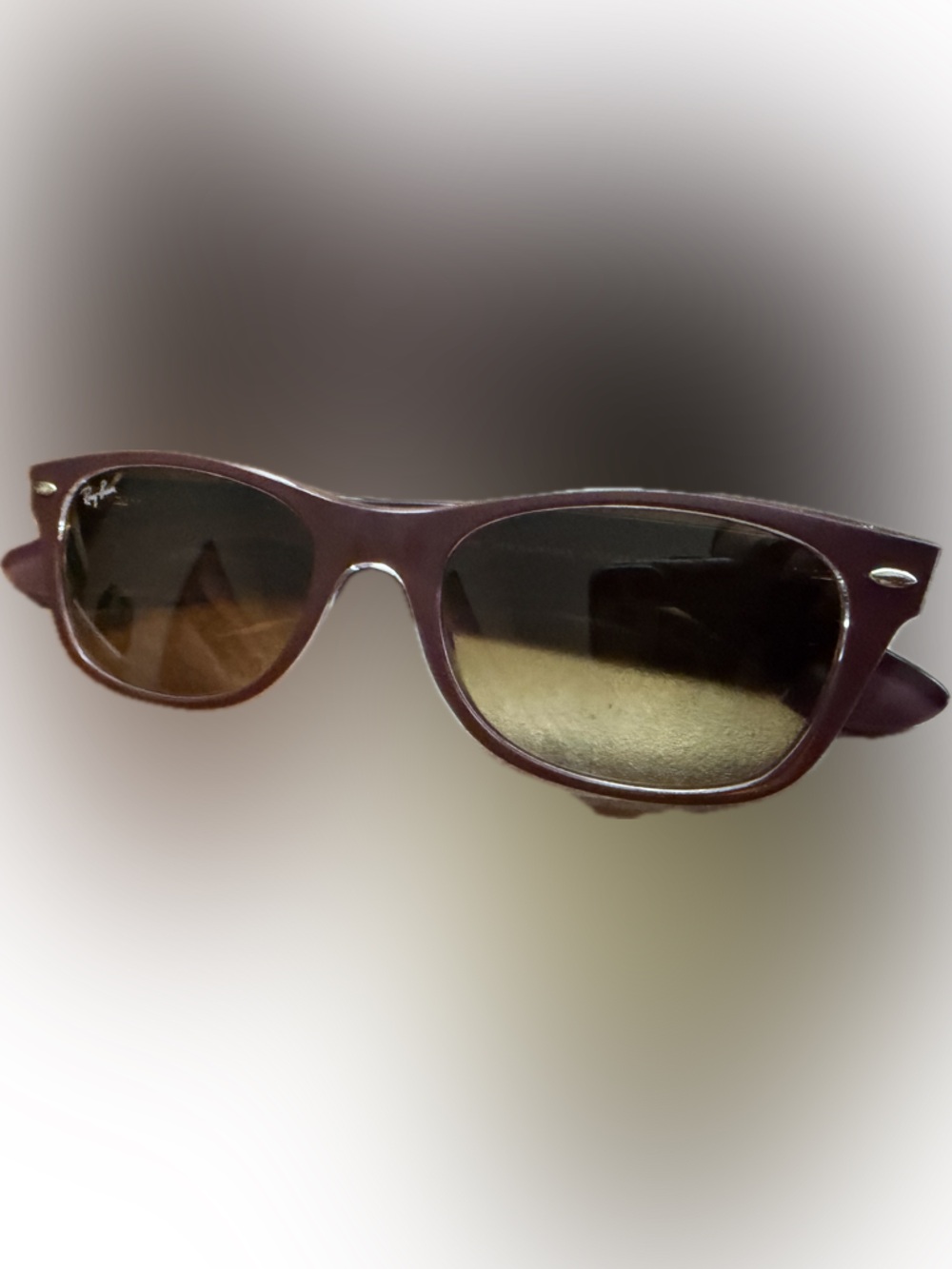 Ray-Ban Wayfarer Unisex Purple Polarized Sunglasses